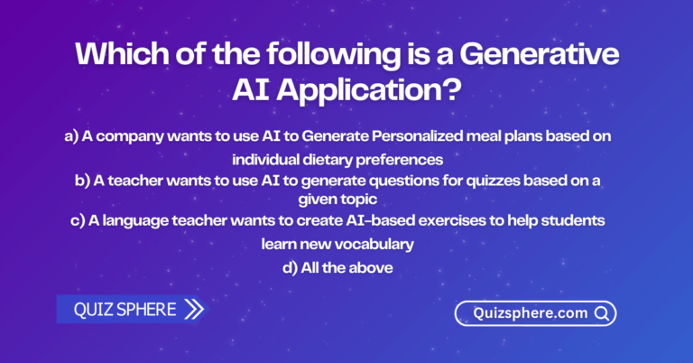 Which of the following is a Generative AI Application?